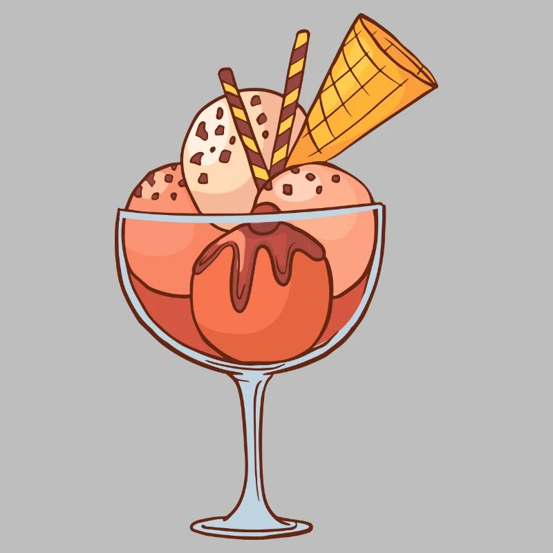 Crème glacée, crème glacée, crème glacée, crème glacée, boule, crème glacée, sundae