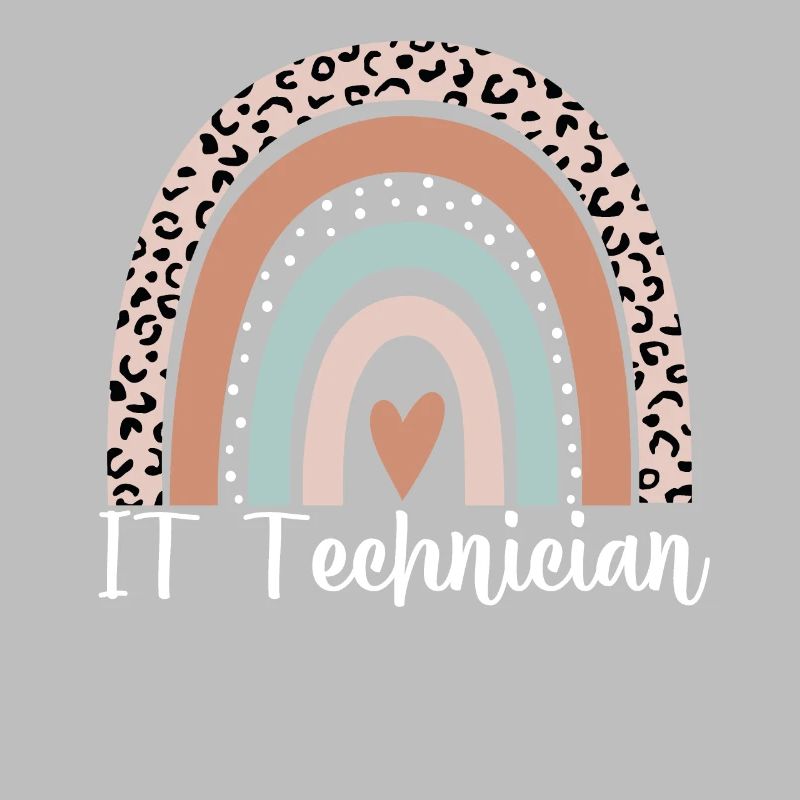 IT-Techniker Rainbow Leopard Lustiger IT-Techniker
