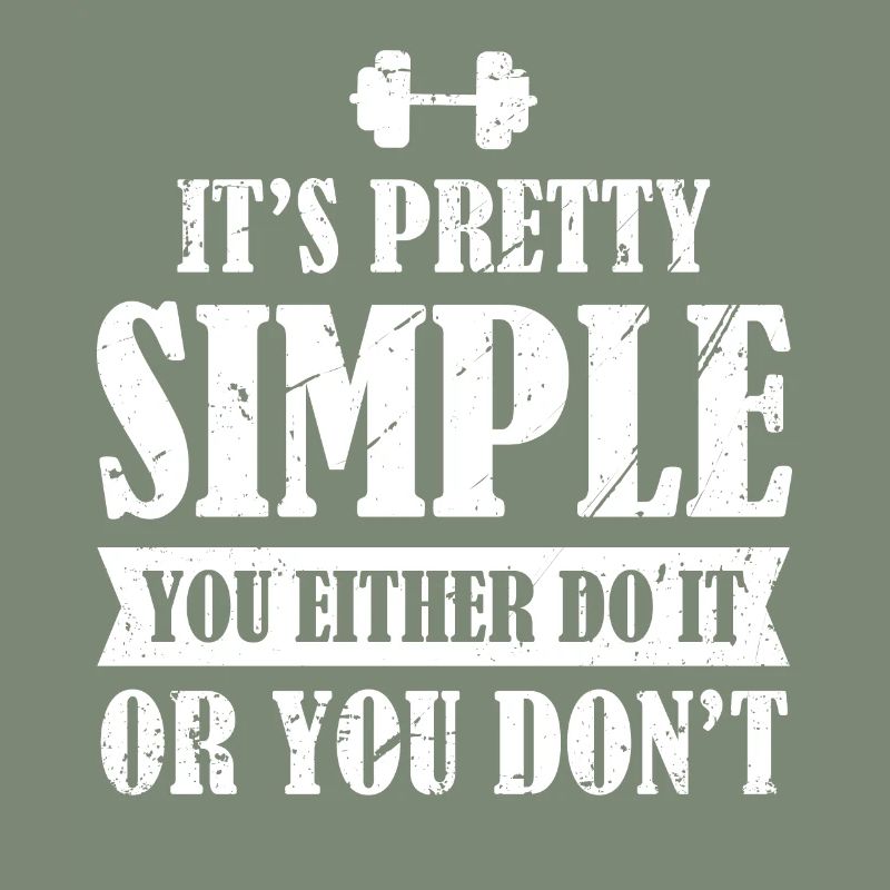 C’est assez simple, soit vous le faites, soit