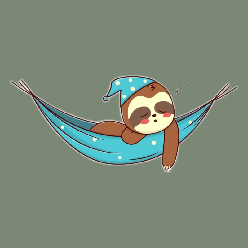 Sleeping Sloth Cute Cute Sloth Gift Idea