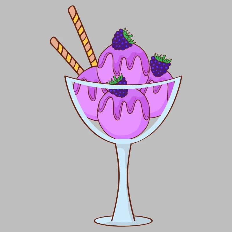 Eis Speiseeis Eiskrem Eiscreme Kugeleis Eisbecher