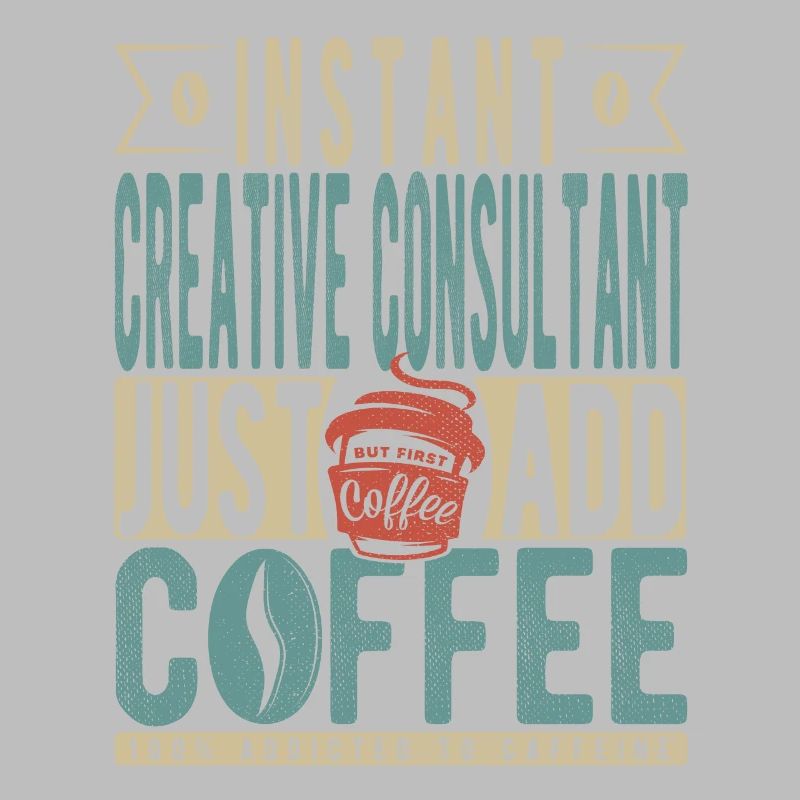 Consultant créatif instantané Il suffit d’ajouter du café