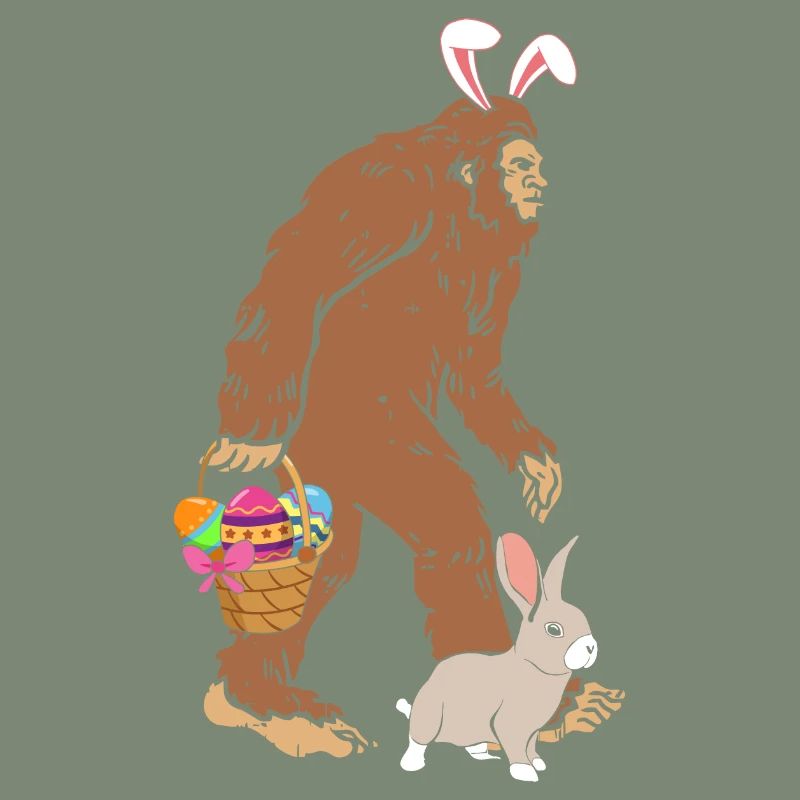 Easter Bigfoot Easter Eggs Easter Sunday