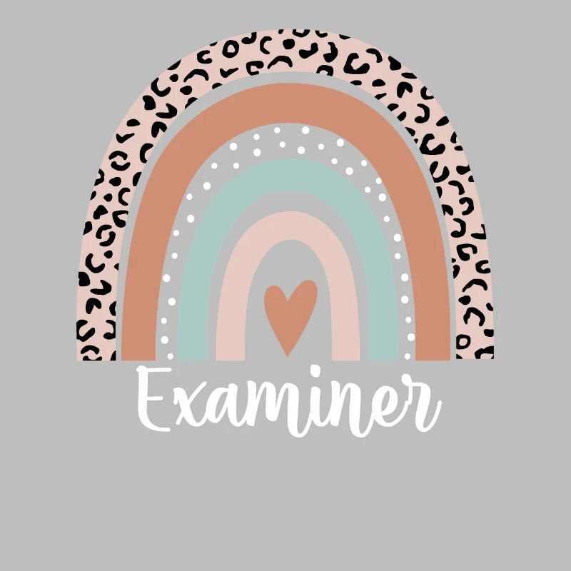 Examiner Rainbow Leopard Funny Examiner