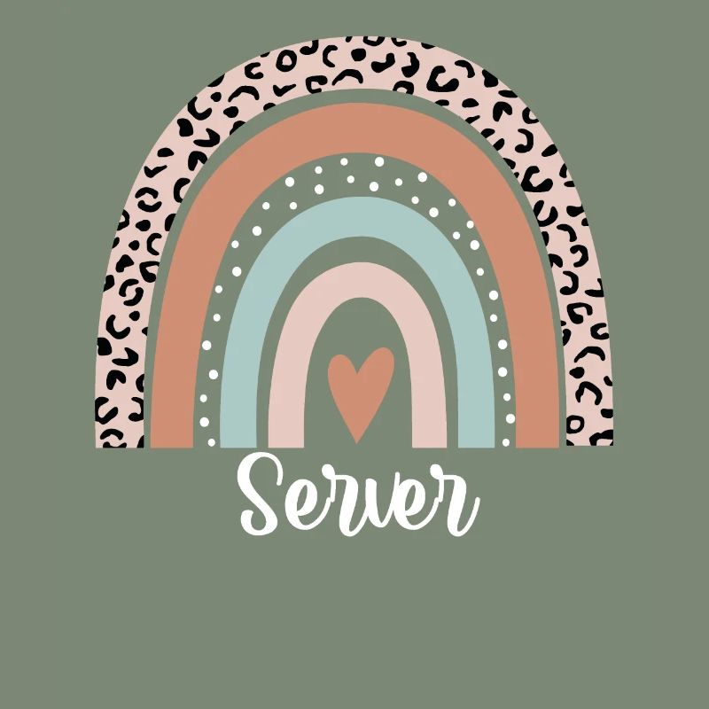 Server Rainbow Leopard Funny Server Appreciation
