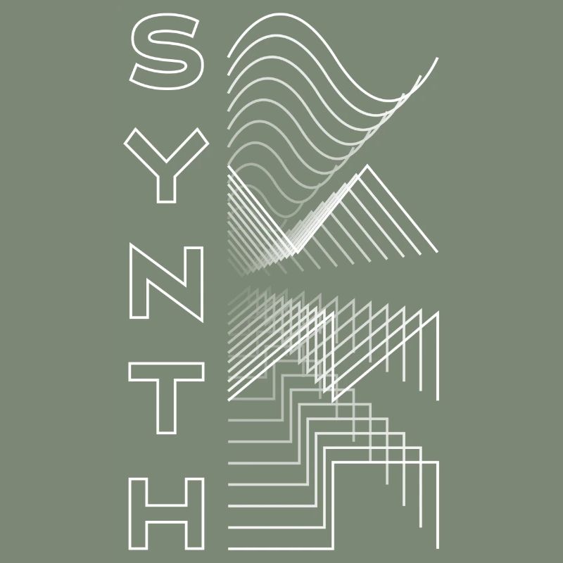 Synth Waveform Audio Analog Design Modular Gift