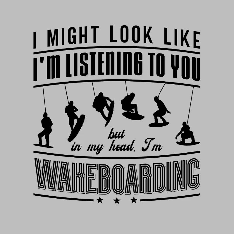 Wakeboard Wakeboarding Wakeboarder Idée Cadeau