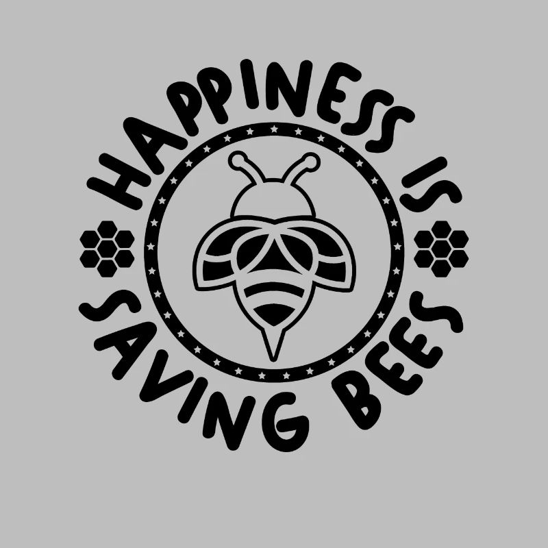 Happiness Is Saving Beekeeping Apiarist Beekeeper