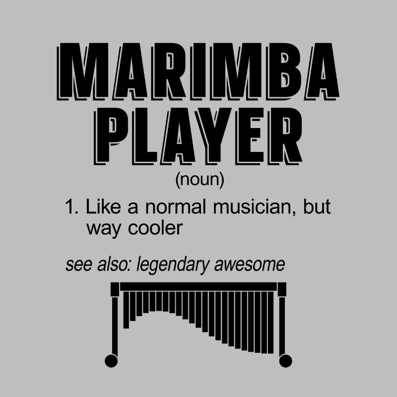 Marimba Player Like A Normal Percussion Instrument