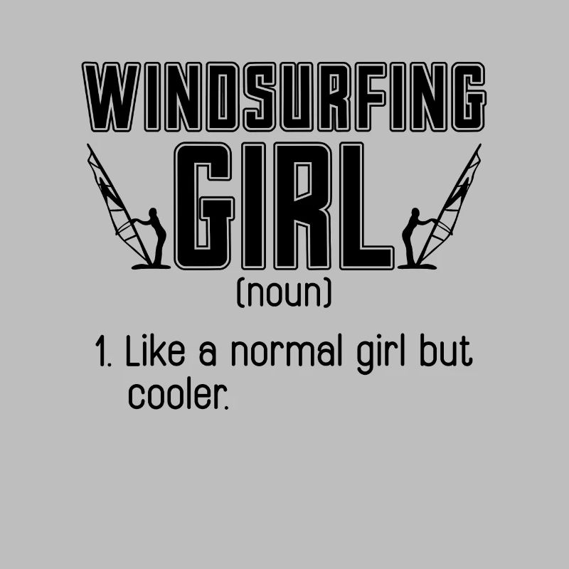 Nom de fille de planche à voile comme un kitesurf normal