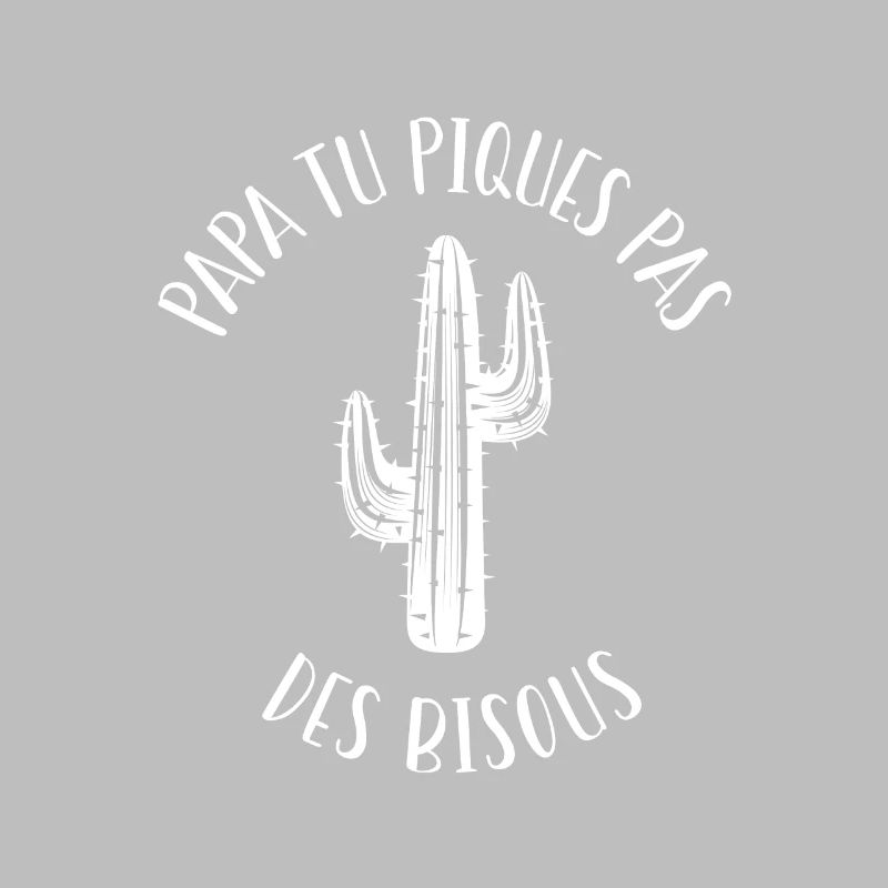 Papa tu piques, pas de bisous !