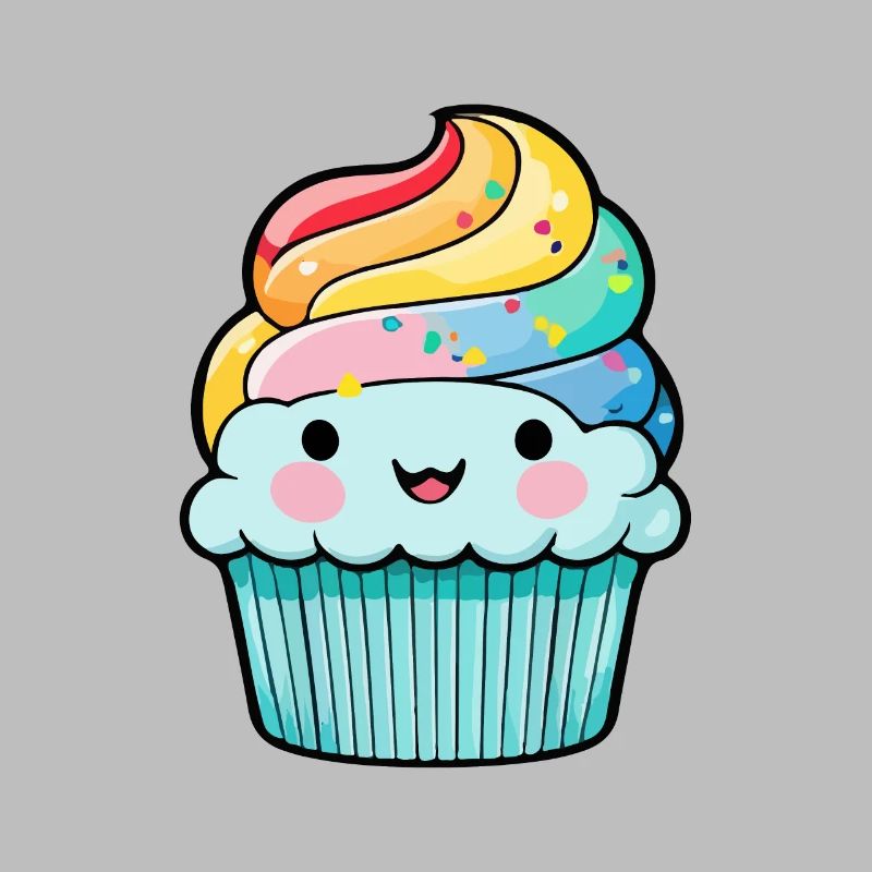 Cupcake Comic Muffin Cake