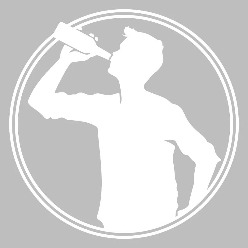 Trinker Bier Silhouette