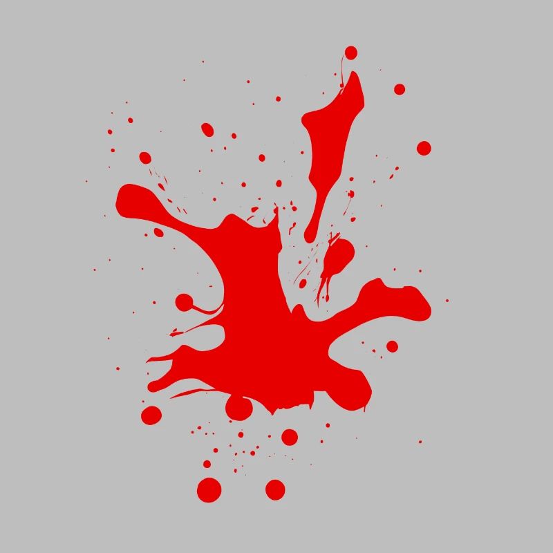 Blutspritzer Horror Geschenkidee