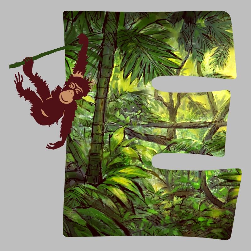 jungle avec affe e