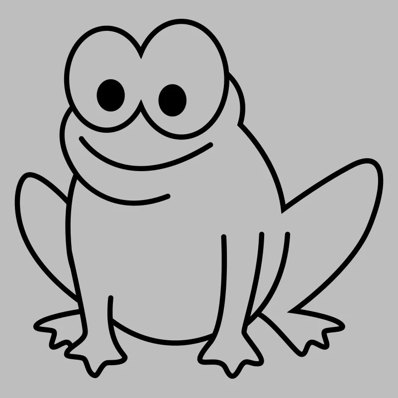 Frosch Comic Tier