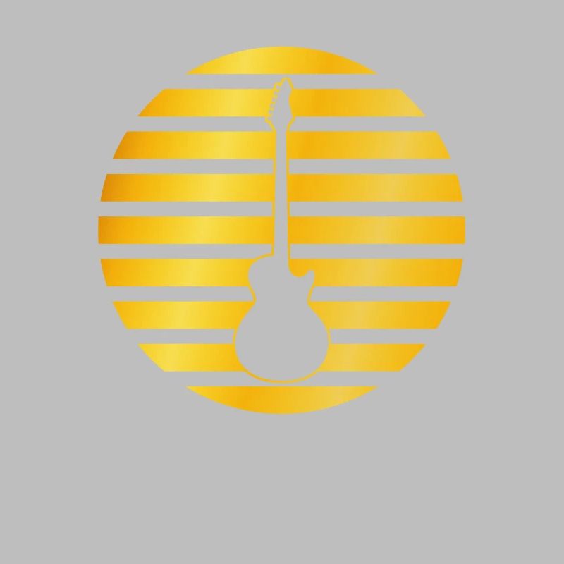 Logo doré de la guitare E