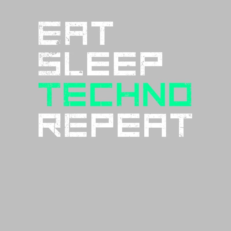 manger du sommeil techno répéter