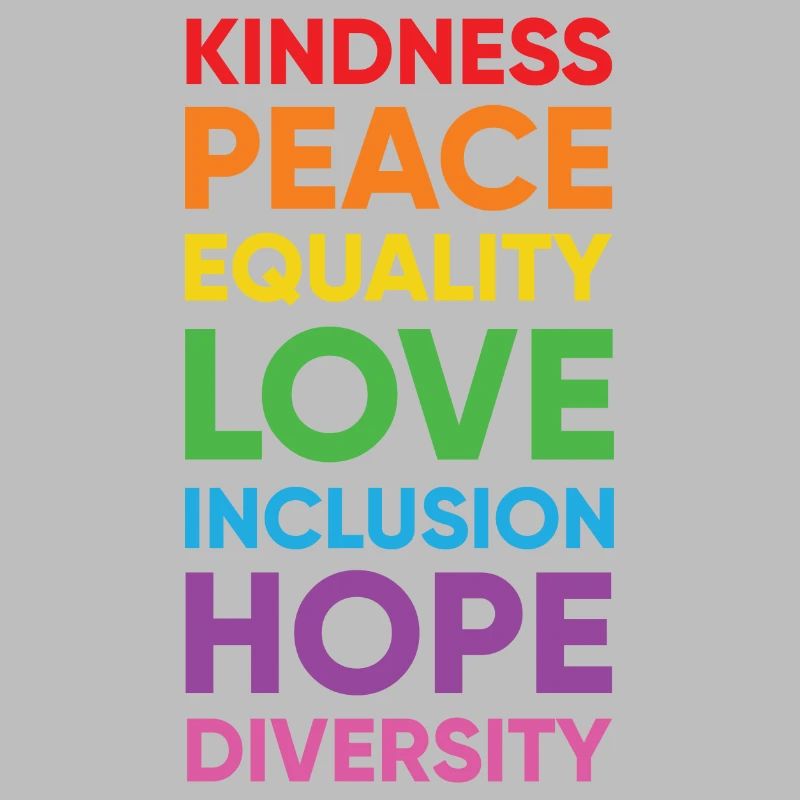 Human Peace Equality Kindness Diversity