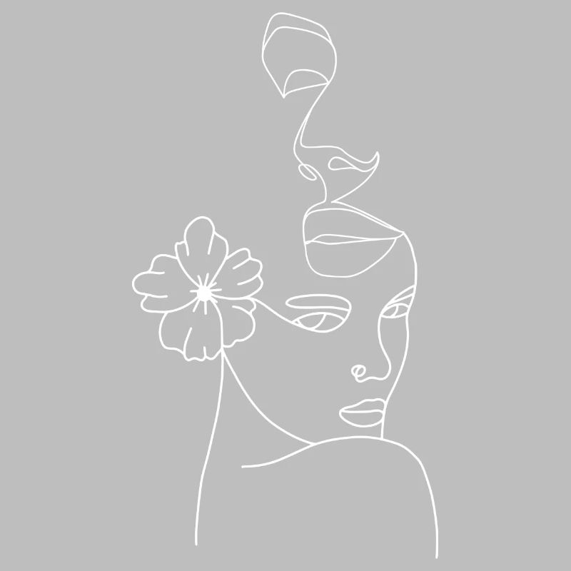 Face line abstract