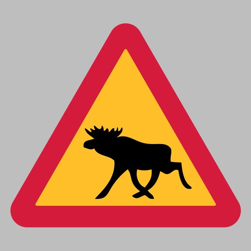 Caution Moose!