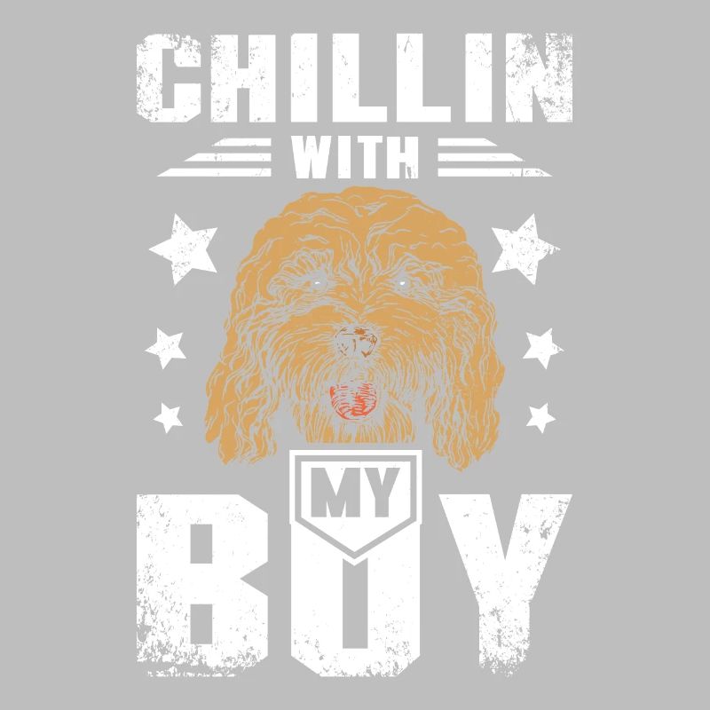 chillin avec mon garçon cockapoo