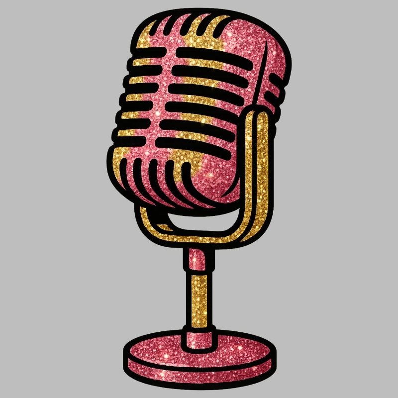 Glittering microphone design