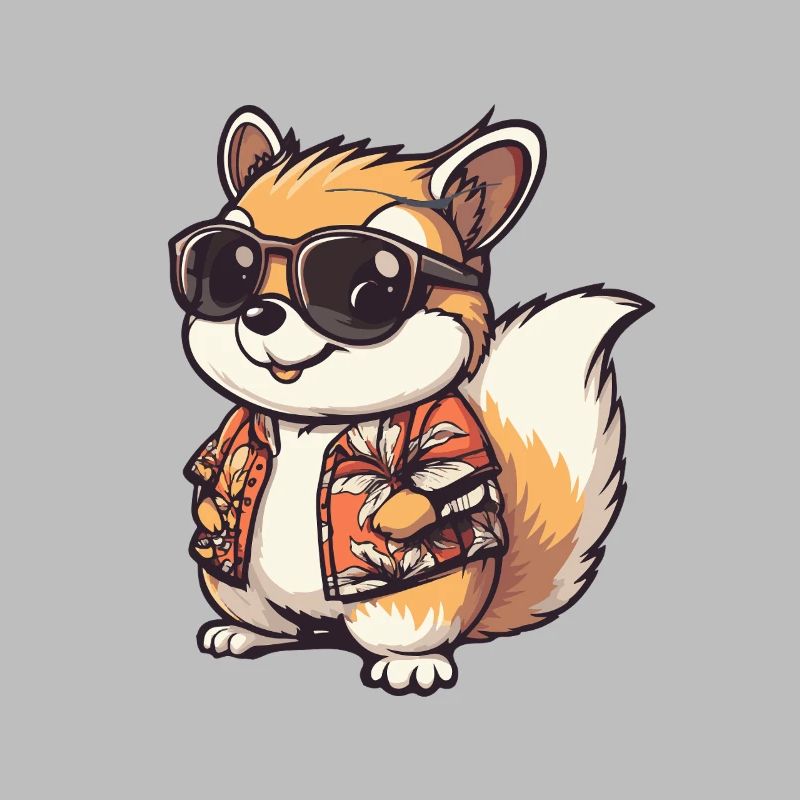 Squirrel Comic Holiday