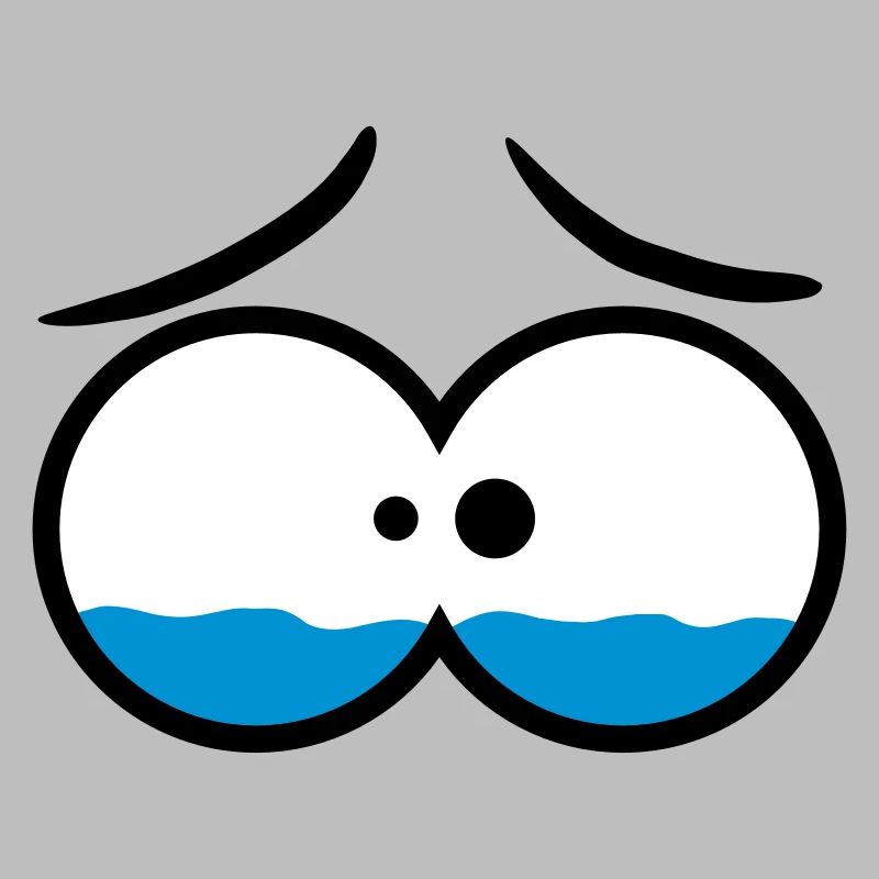 Sad Crying Comic Eyes