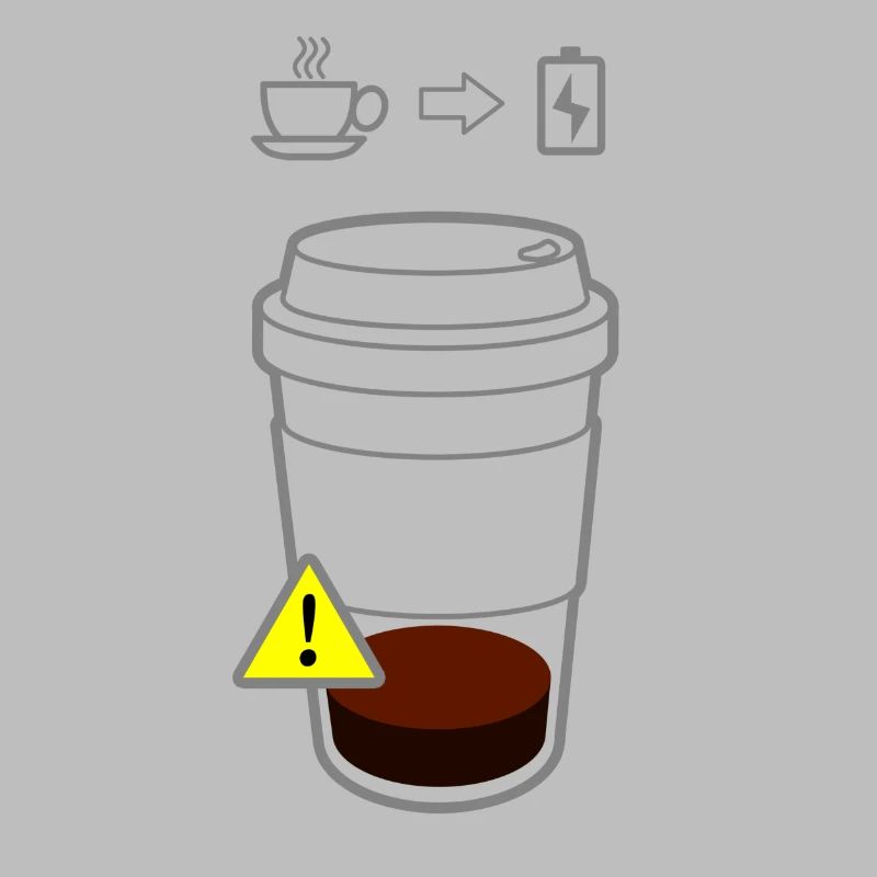 Warning Coffee Low