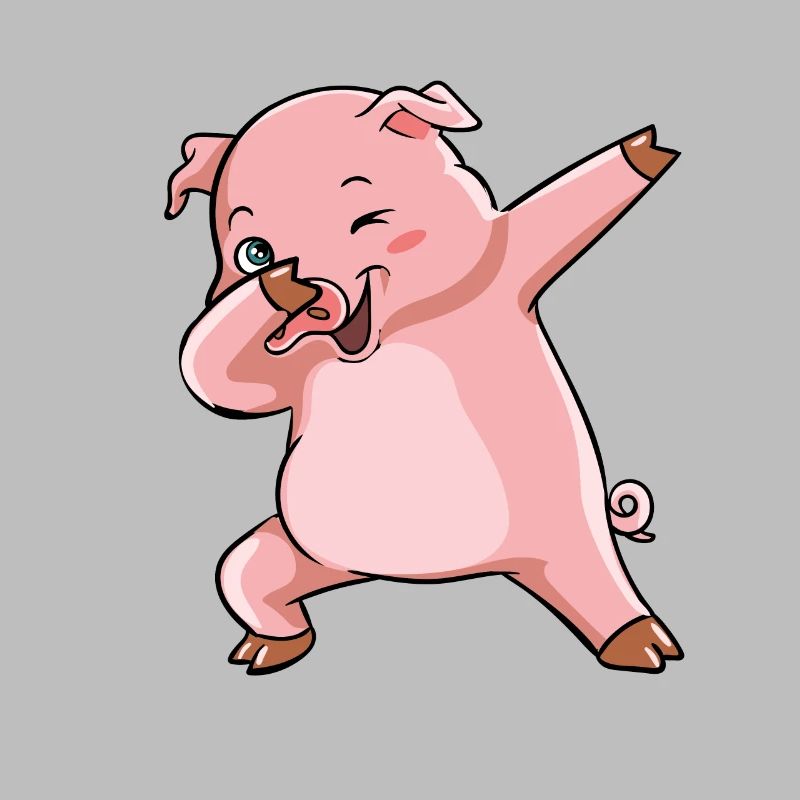 Dabbing Schwein Sieger Sau