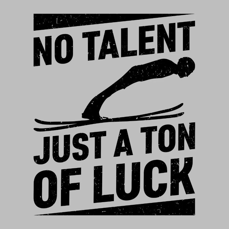 Pas de talent, juste beaucoup de chance saut à ski