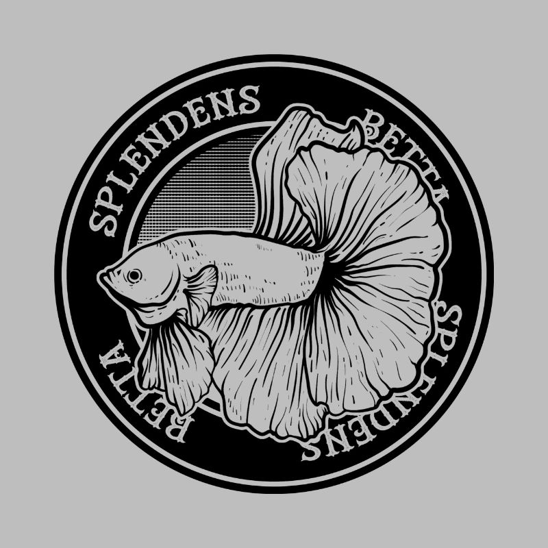 Betta Splendens Tattoo Siamese Fighter Fish