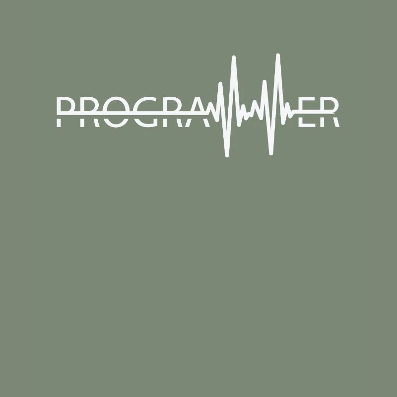 Programmer Heartbeat Programming Computer Coder