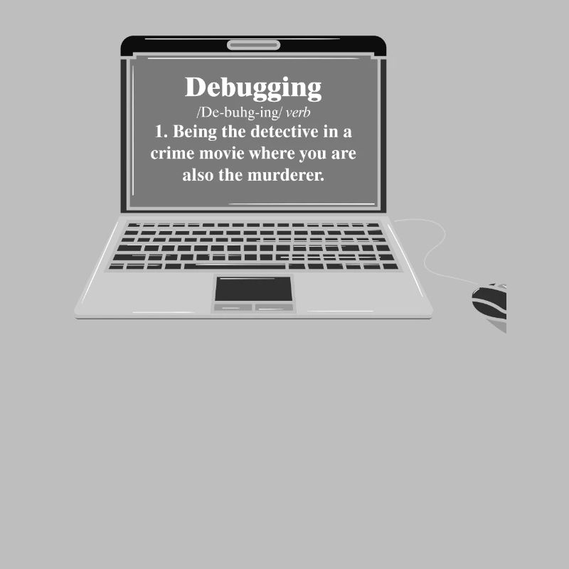 Drôle d’ordinateur debugging Programmeur Design