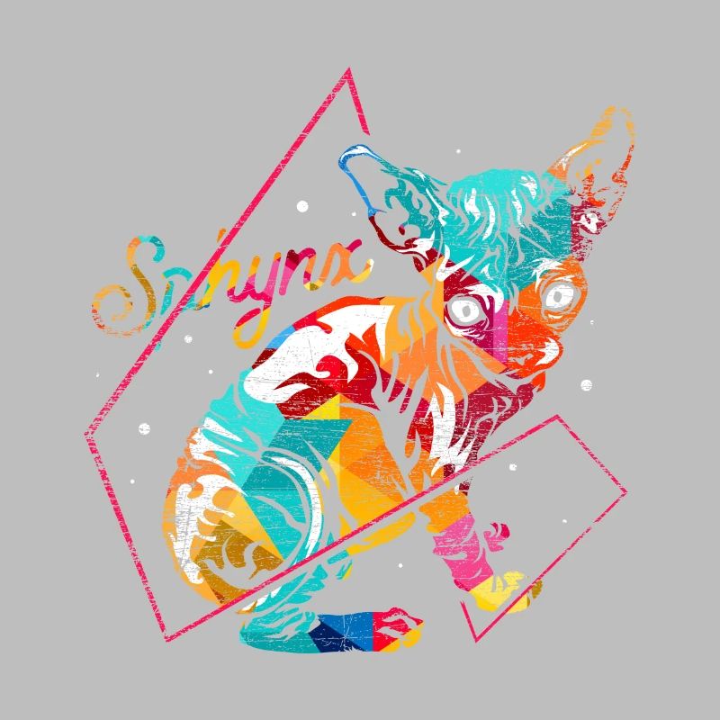 Sphynx Polygon Geschenk