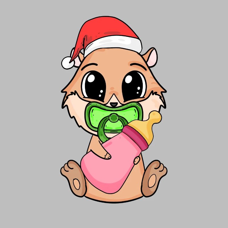 Cochon d’Inde Bébé Cochon d’Inde de Noël