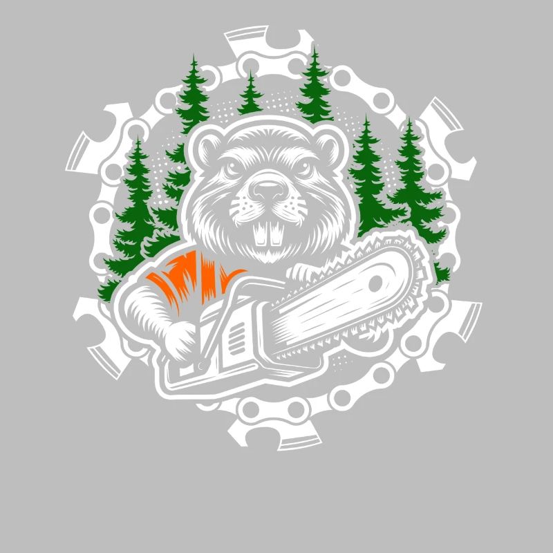 Castor tronçonneuse Bûcheron Forester Forester