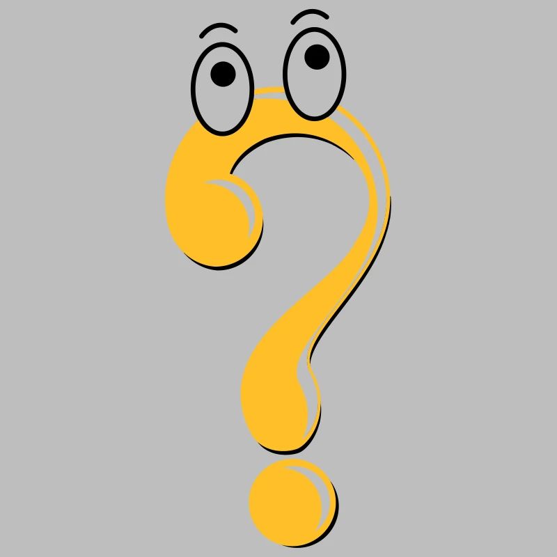 Fragezeichen Figur Symbol Idee Geschenk Comic