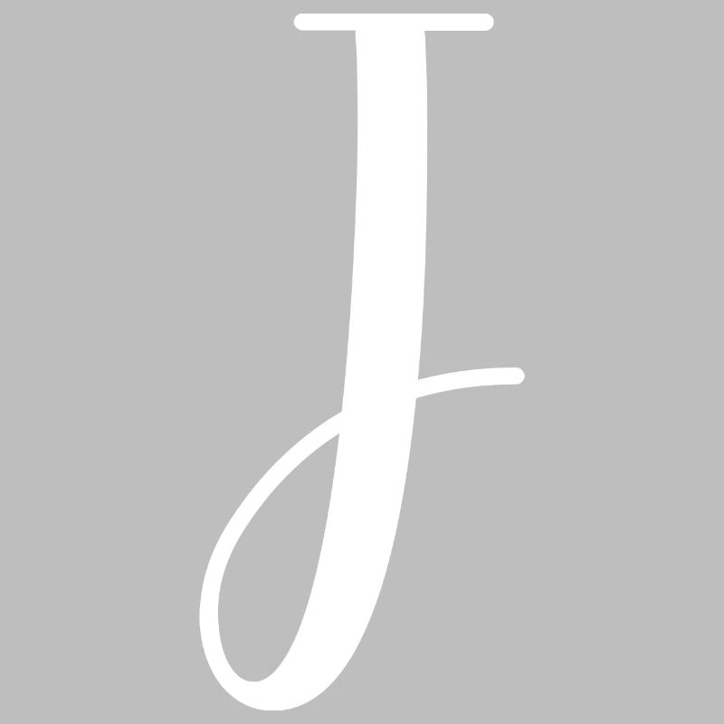 Calligraphy, initial J