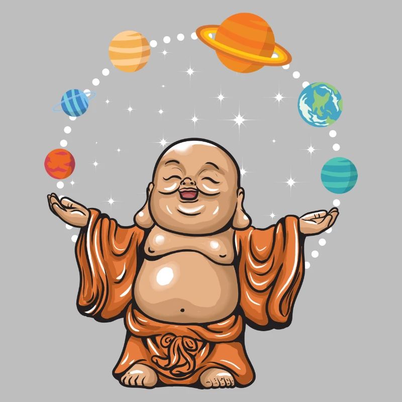 Buddha Mönch Namaste Buddhaful Tag I Geschenk