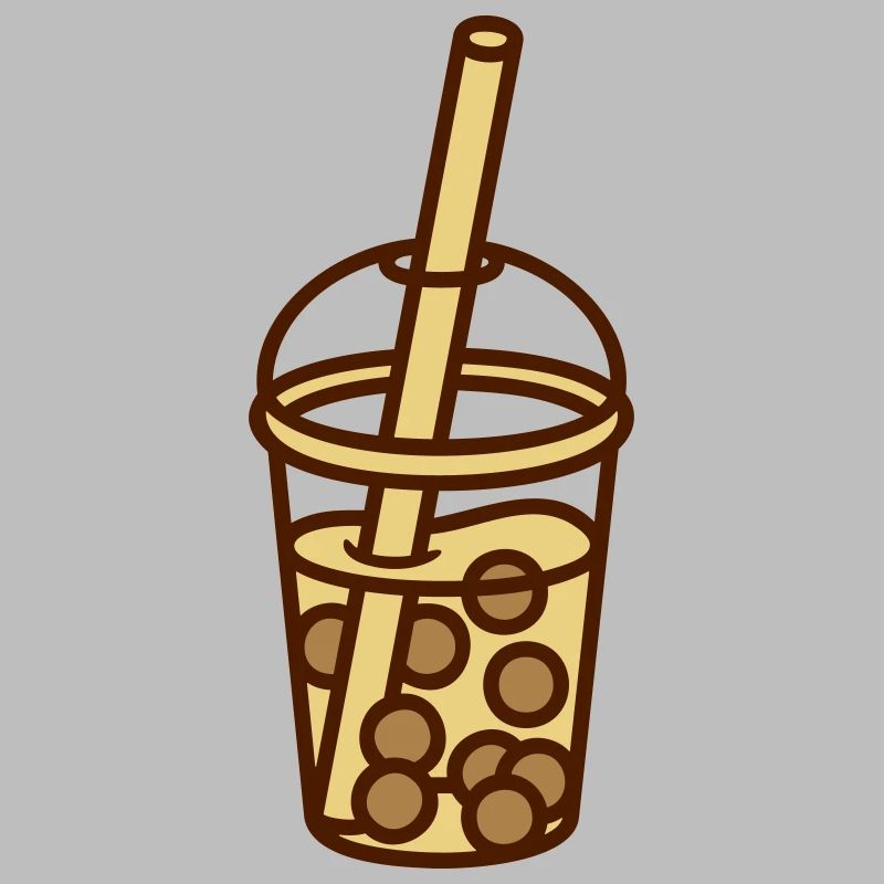 Bubble Tea Comic Design