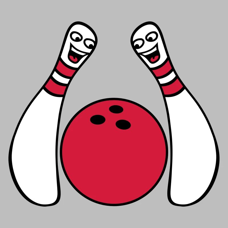 2 Cheeky Comic Bowling Pins