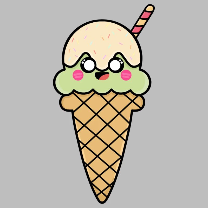 Eis süß Eistüte niedlich Eiscreme Geschenkidee