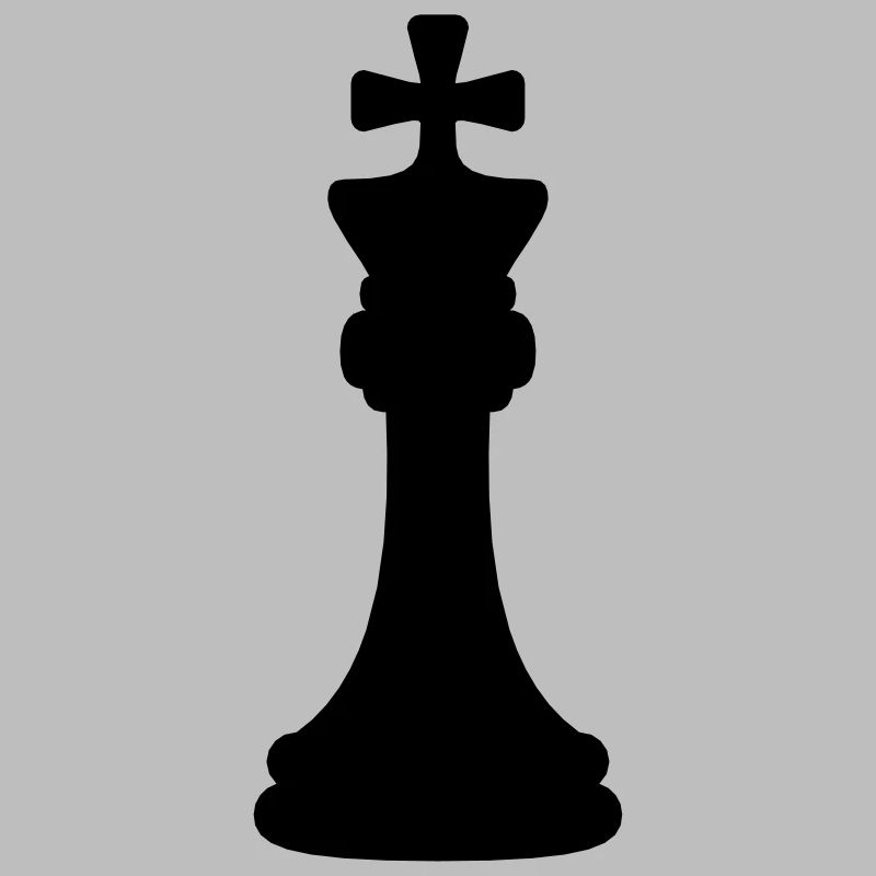 Les échecs noirs roi