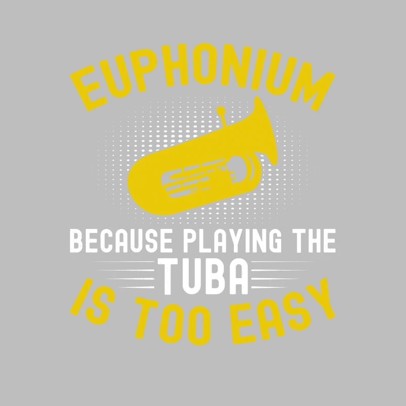 Deep brass marching baritone euphonium