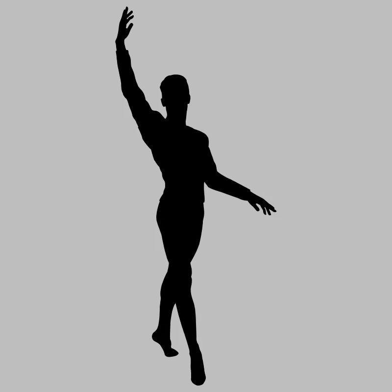 Danseuse de ballet vecteur Silhouette