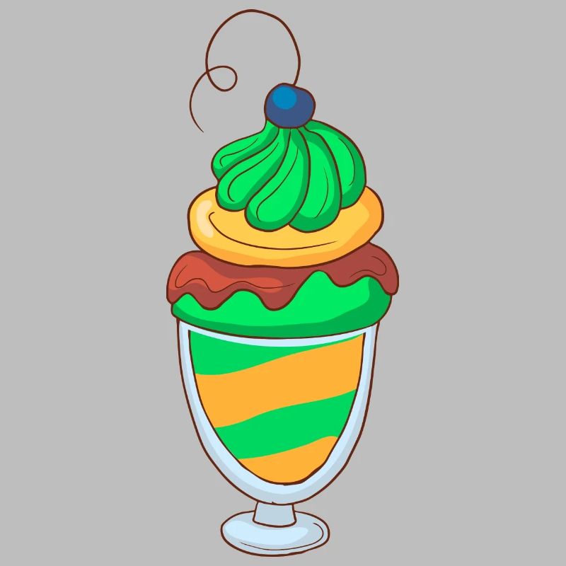 Eis Speiseeis Eiskrem Eiscreme Kugeleis Eisbecher