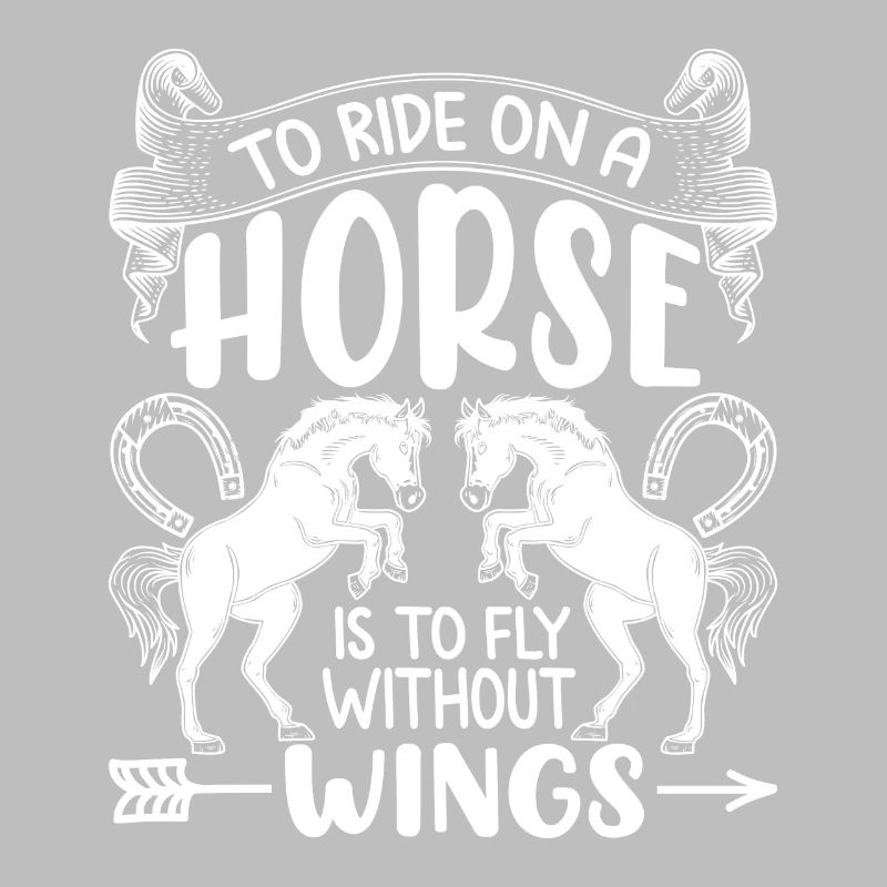 Monter à cheval, c’est comme monter sans ailes.