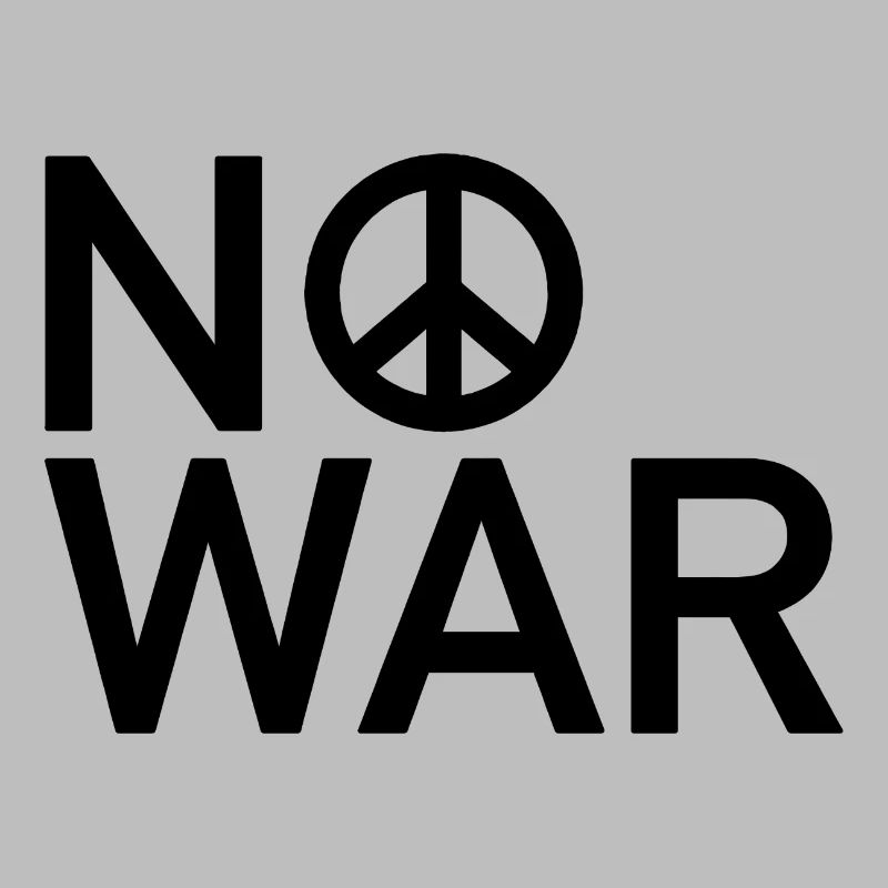 NO WAR Friedenszeichen Statement